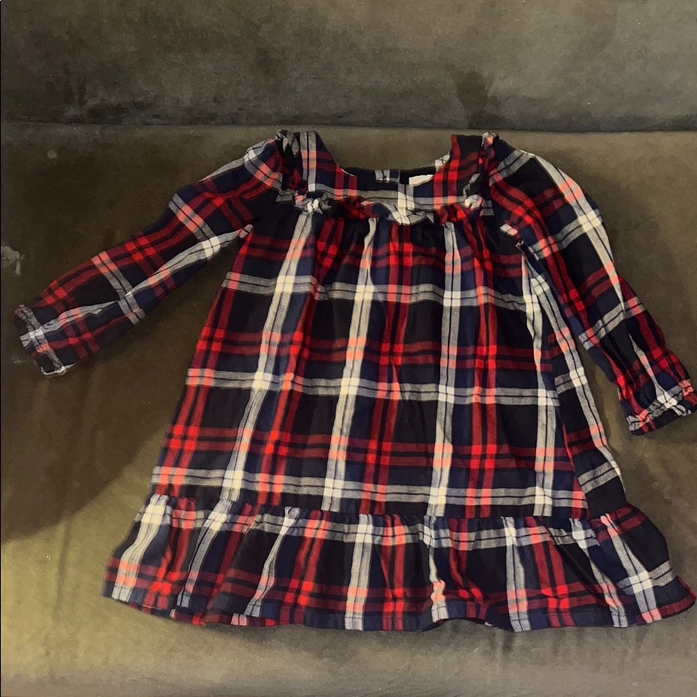 Children’s place Red and Blue Plaid Dress